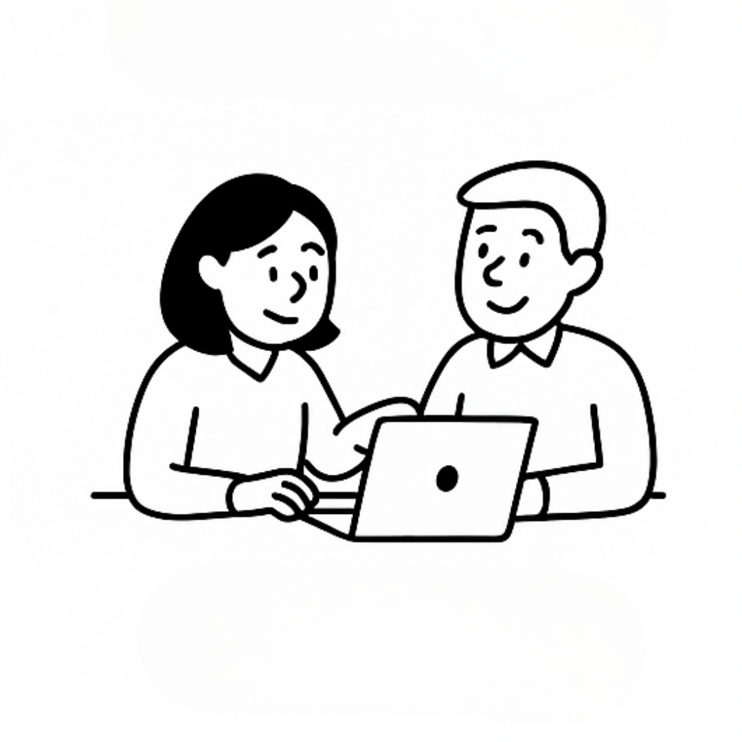 Creel Advisory agent sitting with client Creel Advisory agent sitting with client